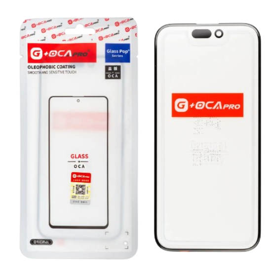 Скло дисплея iPhone 15 Pro+OCA Original G+OCA